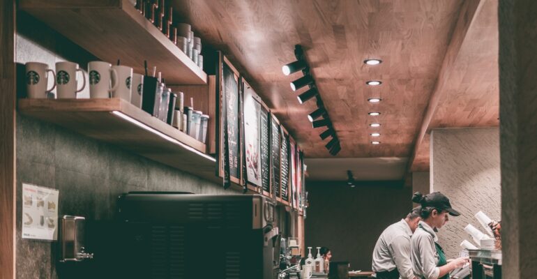 barista in coffee shop